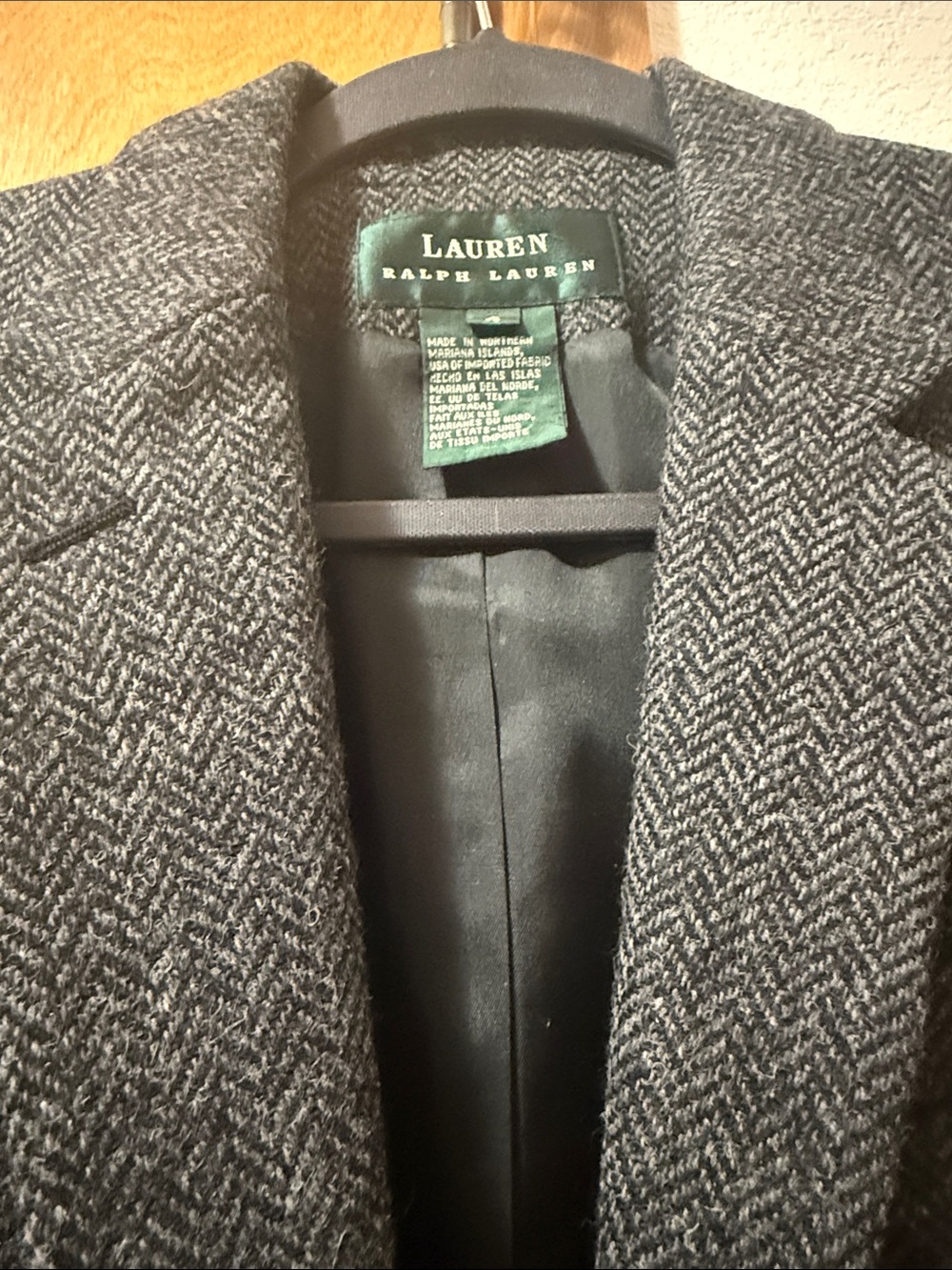 WOW POSHMARK - Lauren Ralph Lauren Herringbone Blazer - Picture 3 of 8